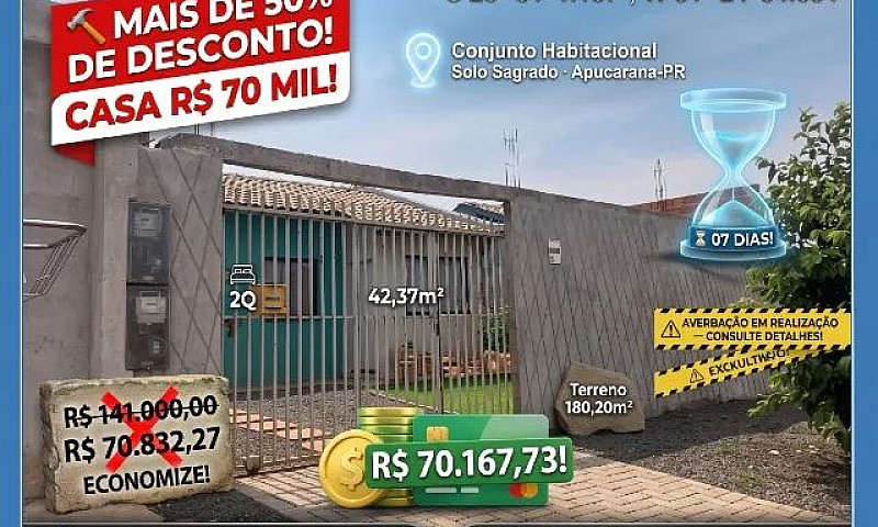  ? Apucarana-Pr: Cas...