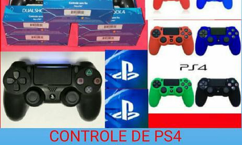 Controle De Ps4 + Ca...