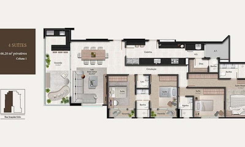 Apartamento Na Praia...