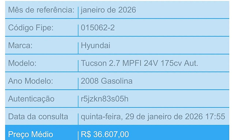 Hyundai Tucson 2.7 M...