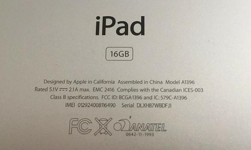 Ipad, 2A Geração, 16...