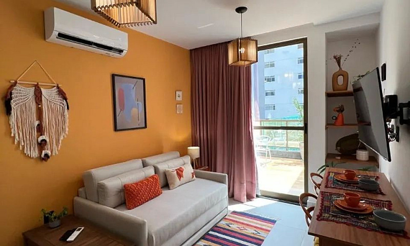 Flat Com 50M² Com Ár...