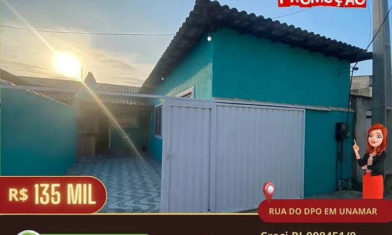 Casa Pronta Com 2 Qu...