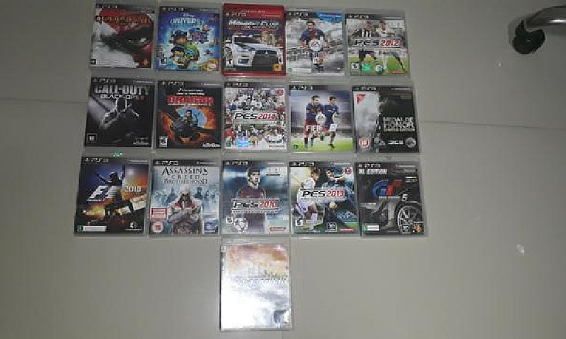 Ps3, Com 16 Jogos, 3...