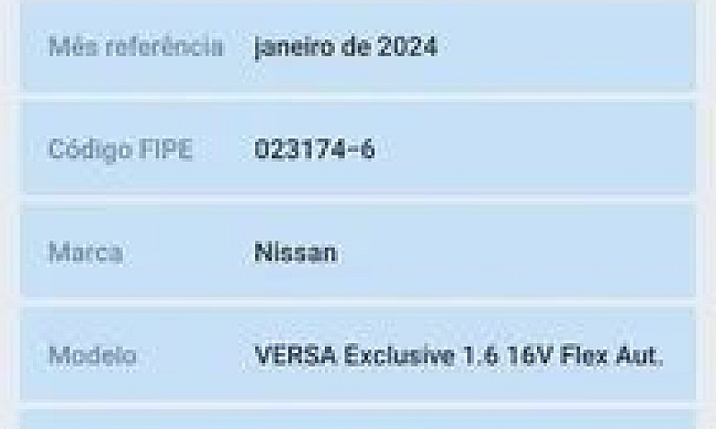 Versa Exclusive 1.6 ...