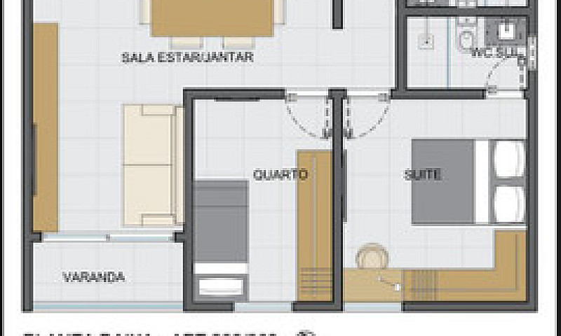 Apartamento Com 1, 2...