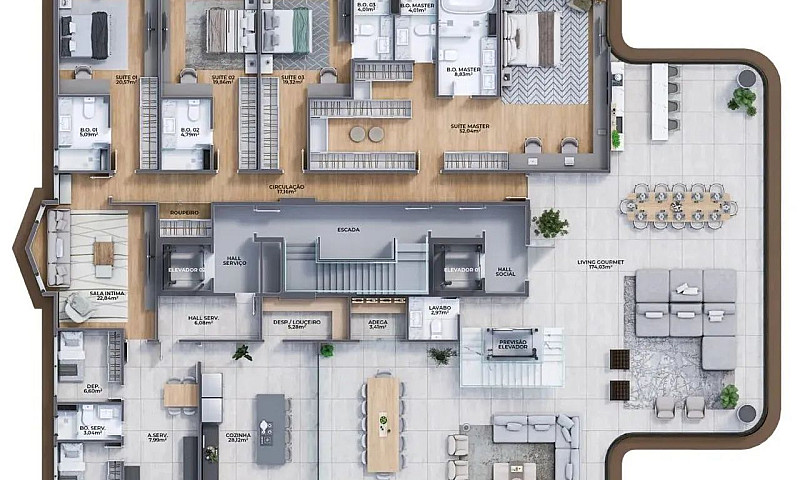 Apartamento Em Praia...