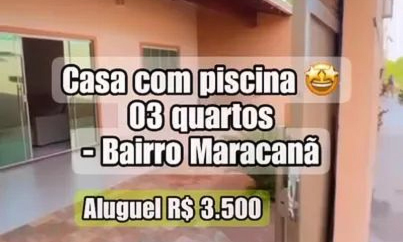 Casa Com Piscina E A...