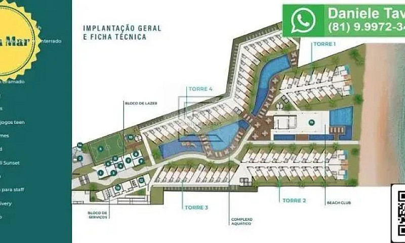 Flat Duplex Na Praia...