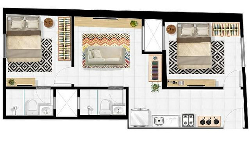 Apartamento Novo Na ...