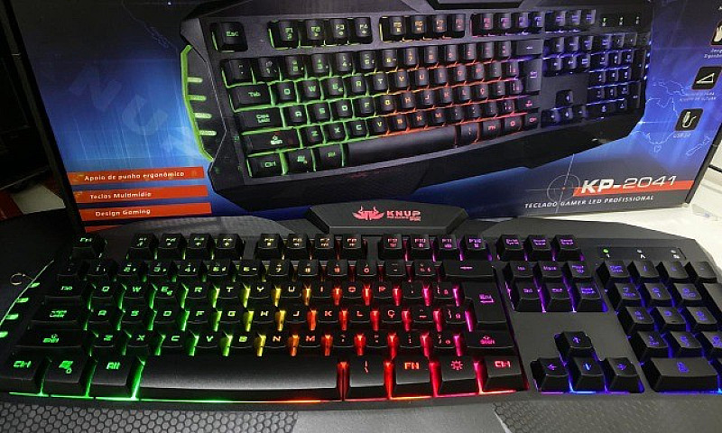 Teclado Gamer Led Kn...