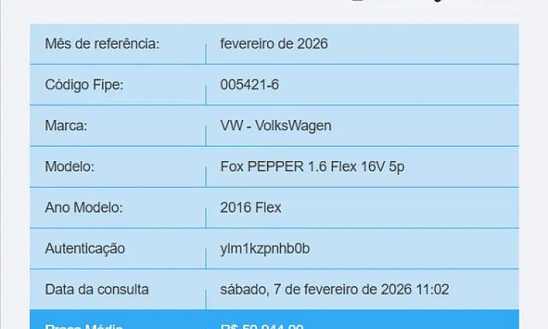 Volkswagen Fox Peppe...