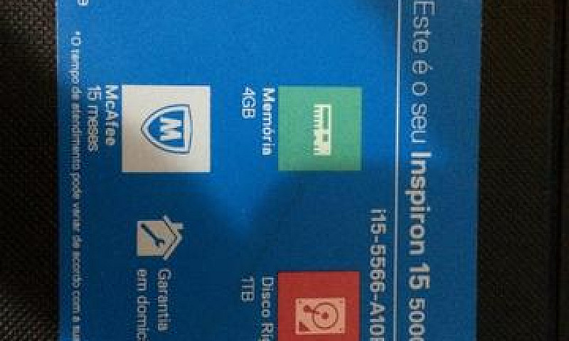 Notebook Dell Inspir...