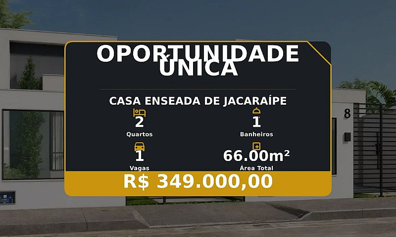 Casa Linear Na Ensea...