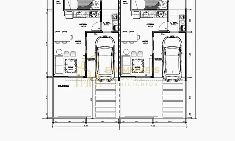 Casa Linear Na Ensea...