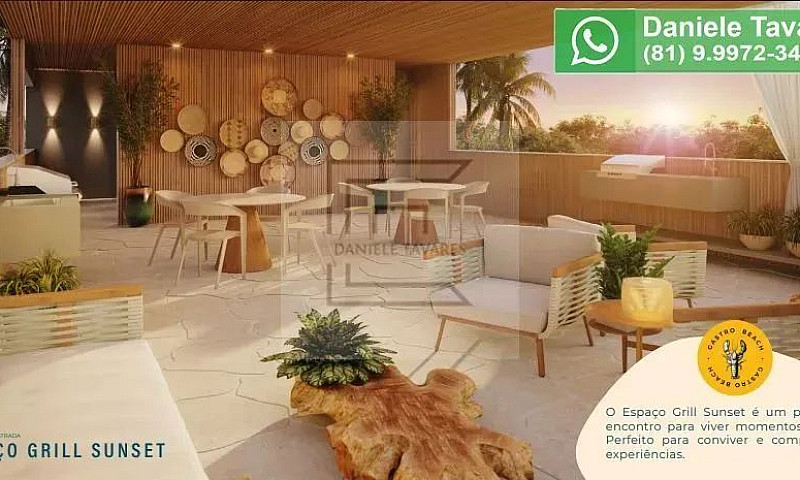 Flat Duplex Na Praia...