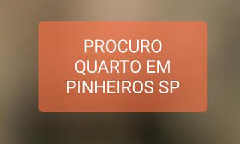 Procuro Quarto Em ? ...