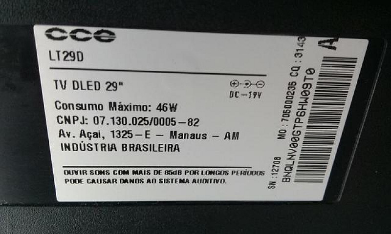 Vendo Tv Cce Barato...