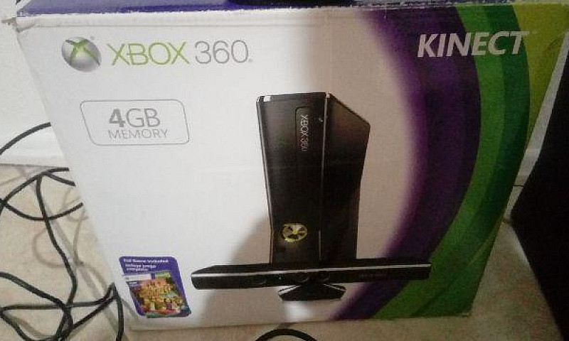 Xbox 360 Com Kinect...
