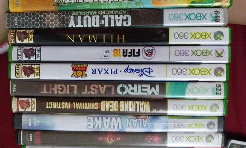 Lote 60 Jogos Xbox 3...