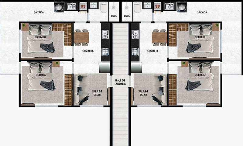 Apartamento Para Ven...