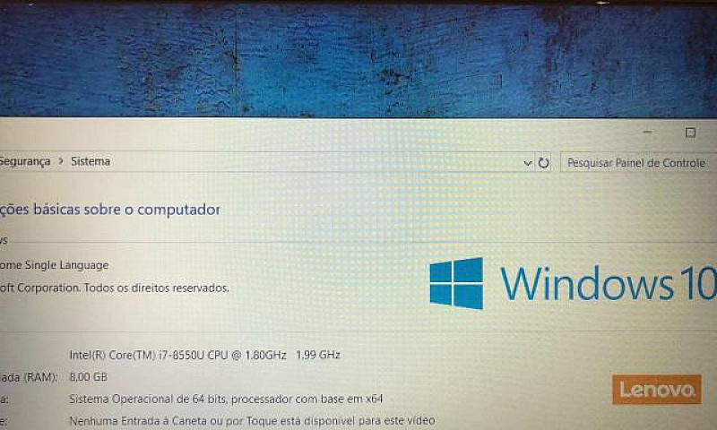 Notebook Lenovo I7 8...