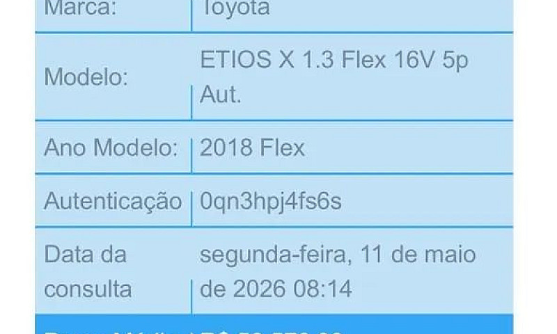 Toyota Etios X 1.3 F...