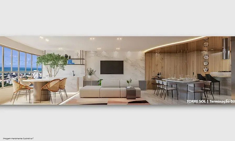 Apartamento Com 03 S...