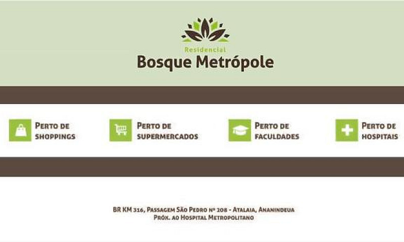 Bosque Metrópole, Ap...