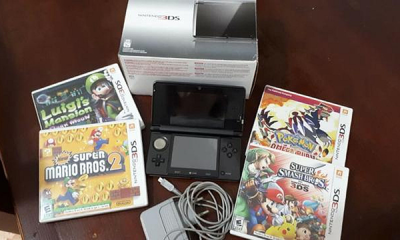 Nintendo 3Ds+4 Jogos...