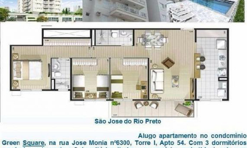 Apartamento 03 Dormi...