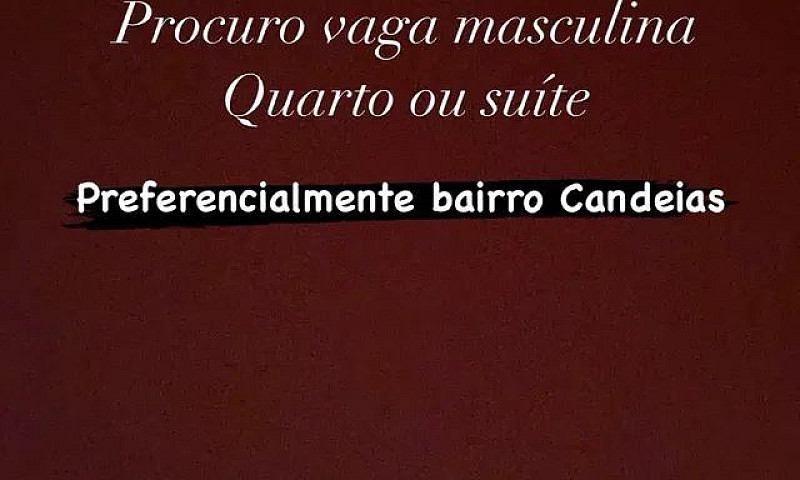 Vaga Masculina Procu...