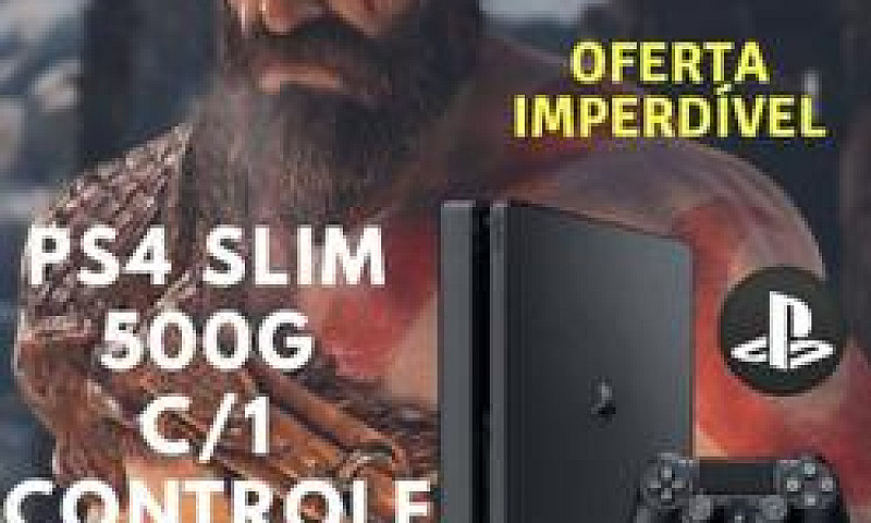 Ps4 Slim 500G Novo L...