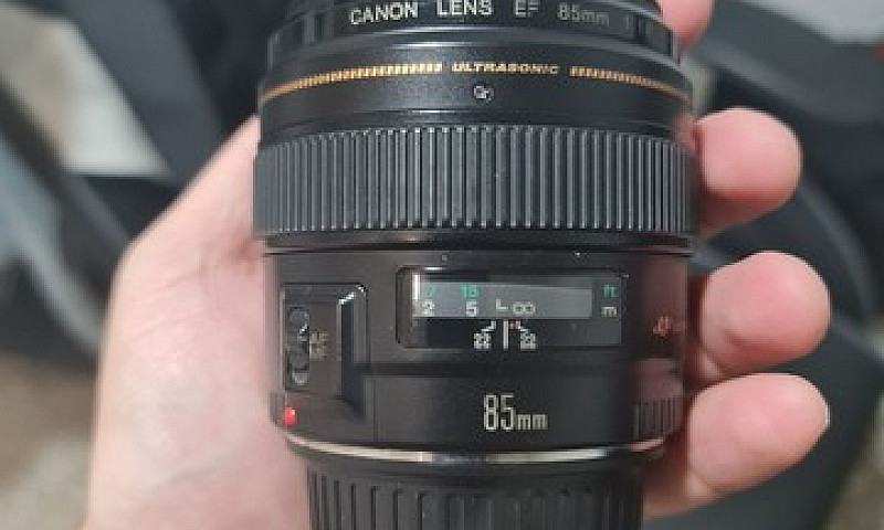 Lente Canon Ef 85Mm ...
