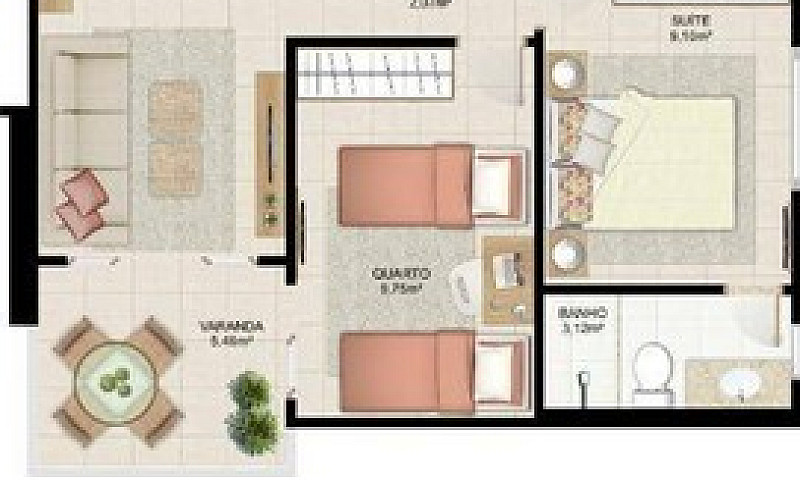 Apartamento Com 3 Do...