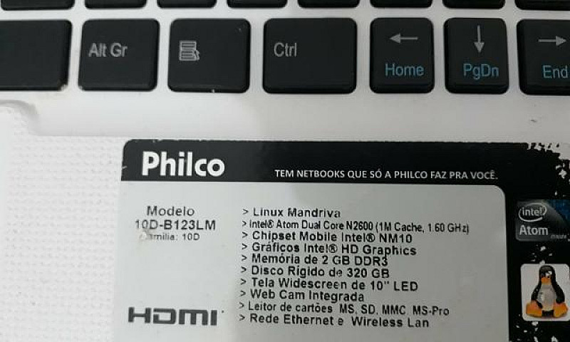 Netbook Philco...