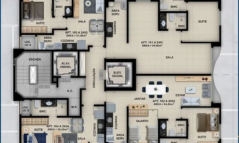 Um Apartamento Zero,...
