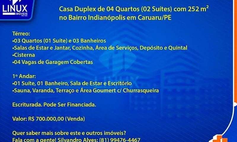 Casa Duplex No Bairr...