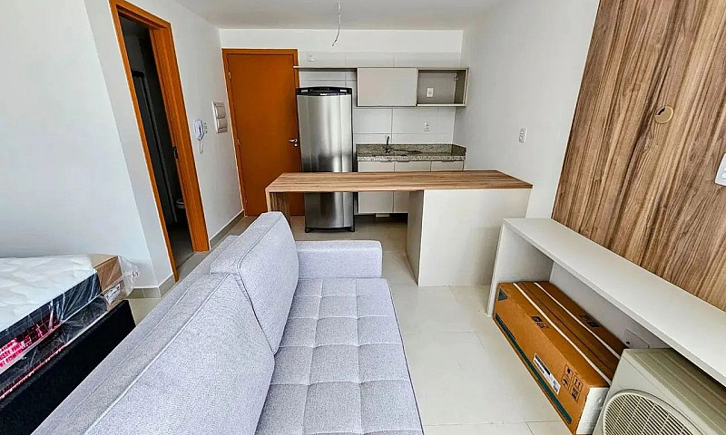 Studio Mobiliado Fre...