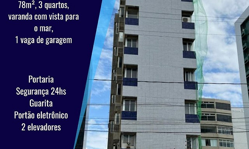 Apto 3 Qts, 78M² Com...