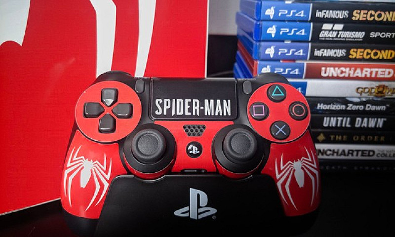 Ps4 Pro 1 Controle 4...