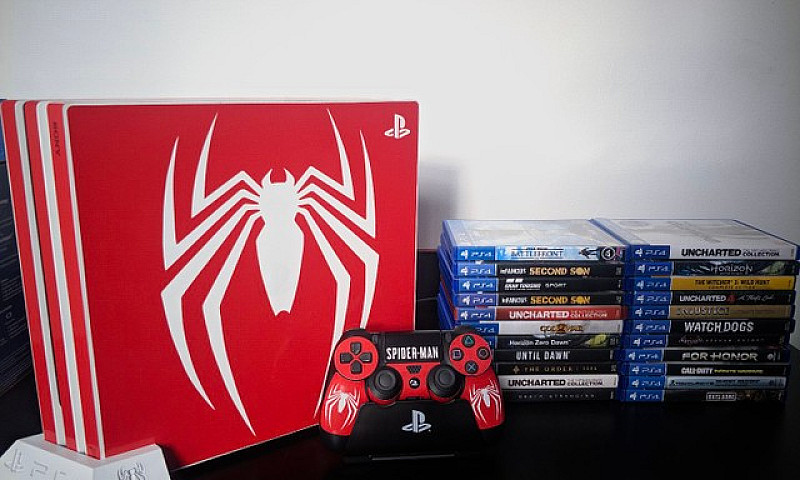 Ps4 Pro 1 Controle 4...