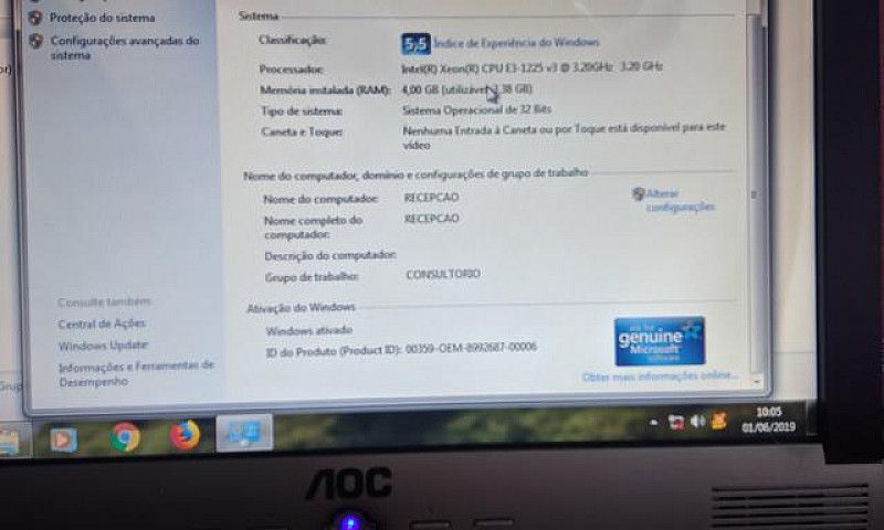 Cpu Intel Xeon E3 12...