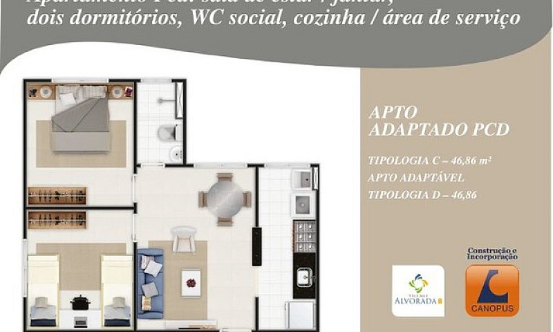 128* Alvorada; Apart...