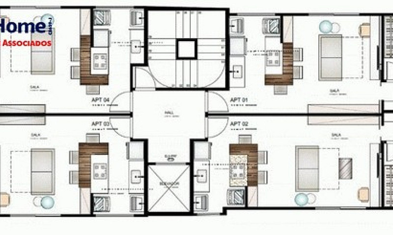Apartamento 1 Quarto...