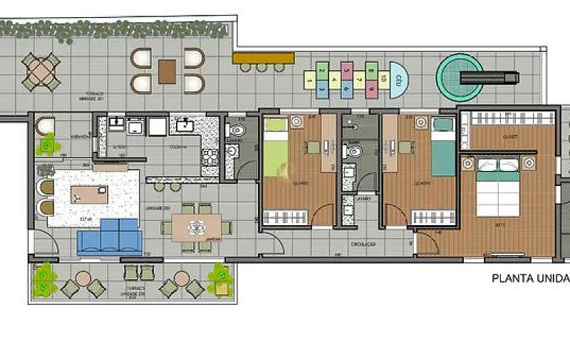 Apartamento Com 3 Do...