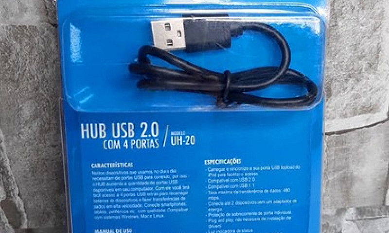 Hub Usb 4 Portas...