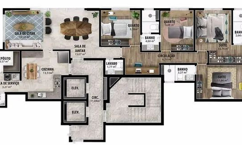 Cobertura Residencia...