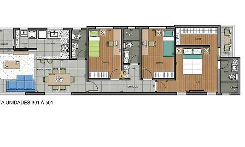 Apartamento Com 3 Do...