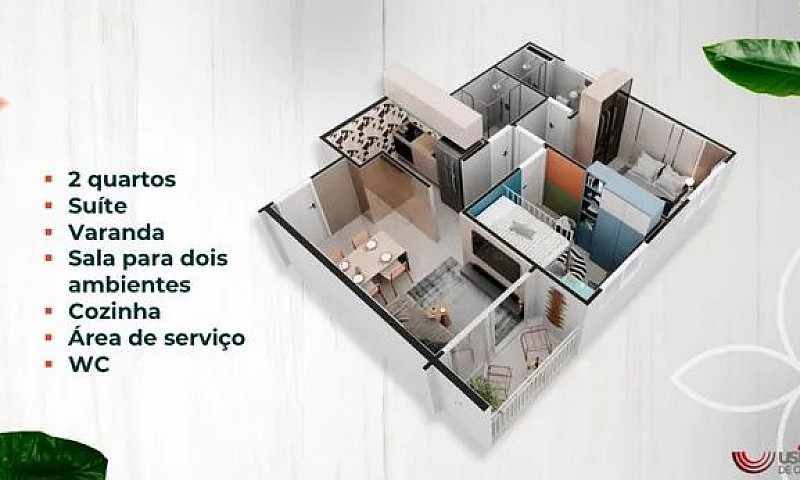 Apartamento De 2 Qua...